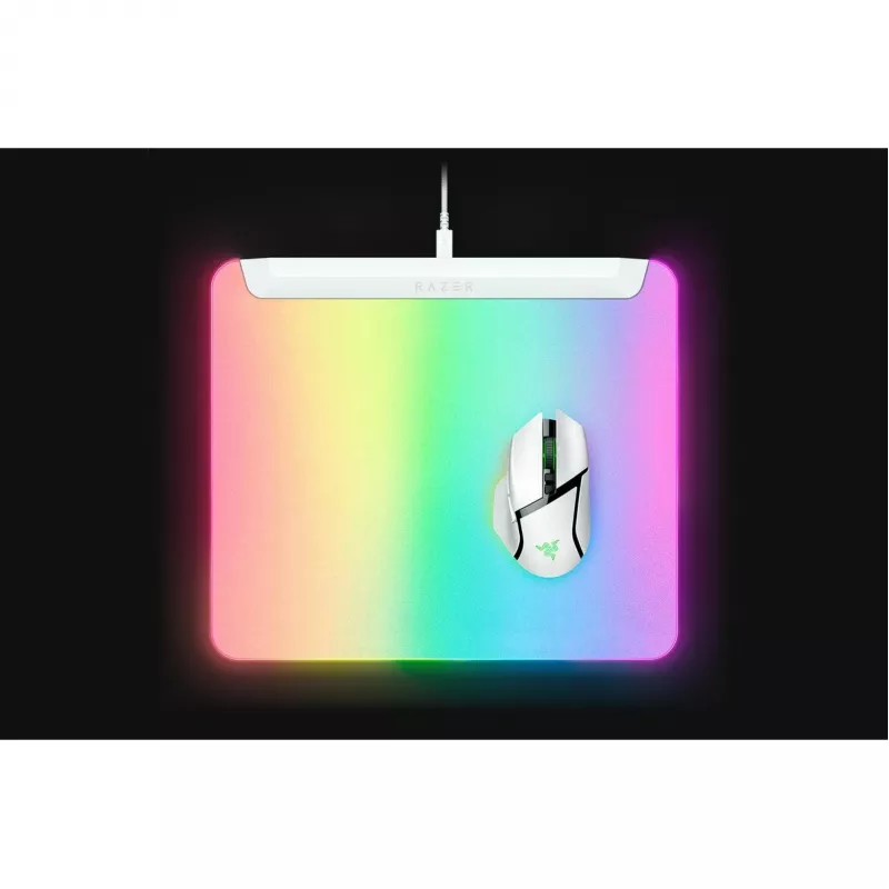 Razer Firefly V2 Pro - muismat - volledig verlicht RGB, gaming - wit (RZ02-04920200-R3M1)
