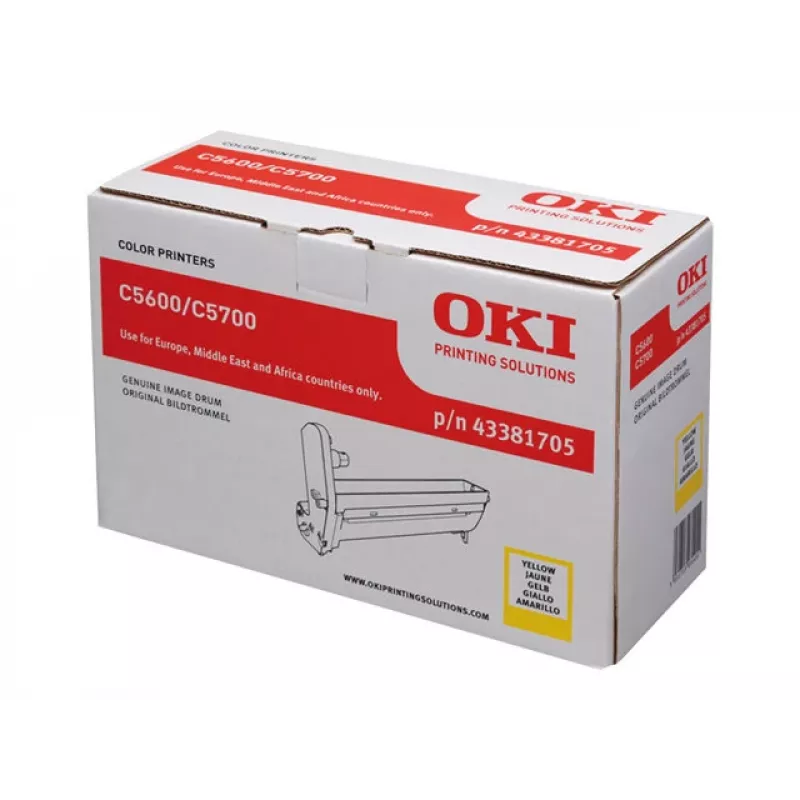 OKI beeldtrommel 20000 pagina's geel voor C5600 C5700