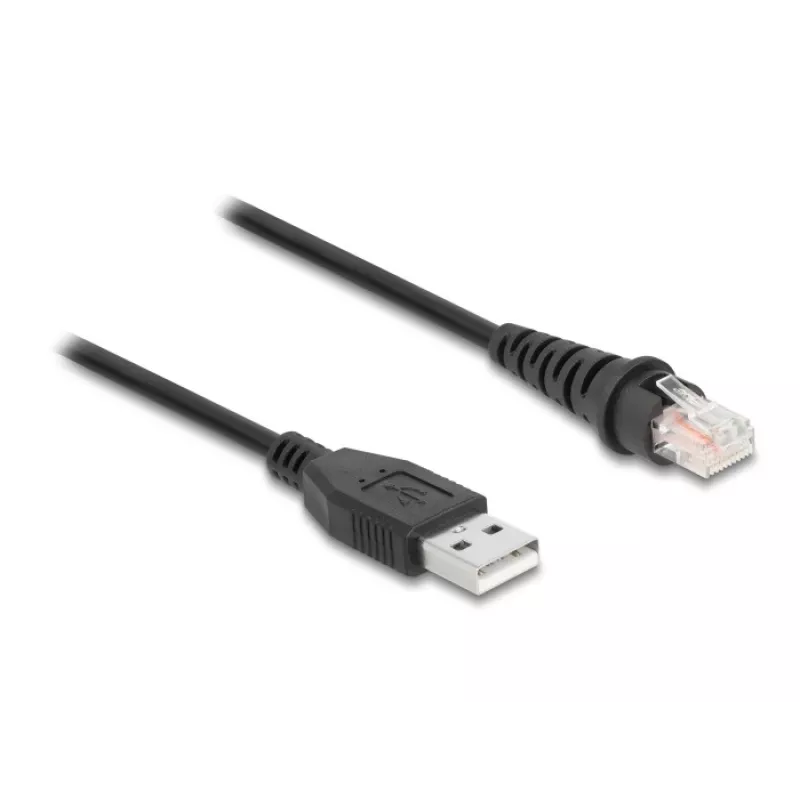 DeLOCK RJ50 naar USB 2.0 Type-A barcodescanner-kabel 2 m