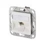 METZ CONNECT BTR E-DAT Module 8(8) UPk - aansluitdoos, inbouw - RJ-45 - zuiver wit, RAL 9010 (1309111102-E)