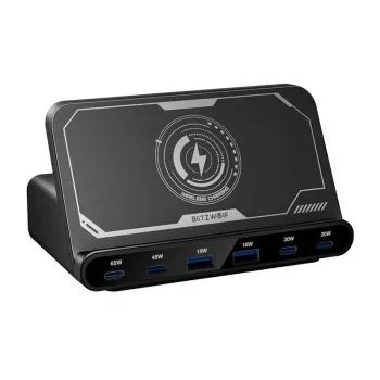 Oplader BlitzWolf BW-S27 160W, 2×USB-A, 4×USB-C