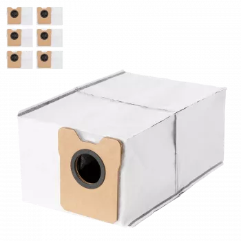 Stofzakken 6-pack voor Eufy C10/C20 (grote capaciteit) — compatibel met robotstofzuiger Auto-Empty