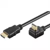 Goobay 61296 - High Speed HDMI-kabel met ethernet-haakse stekker 4K60Hz 2.0 - kabel - digitaal/display/video
