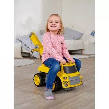 Kraanvrachtwagen BIG Power Worker Maxi kraan geel 3 tot 7 jaar