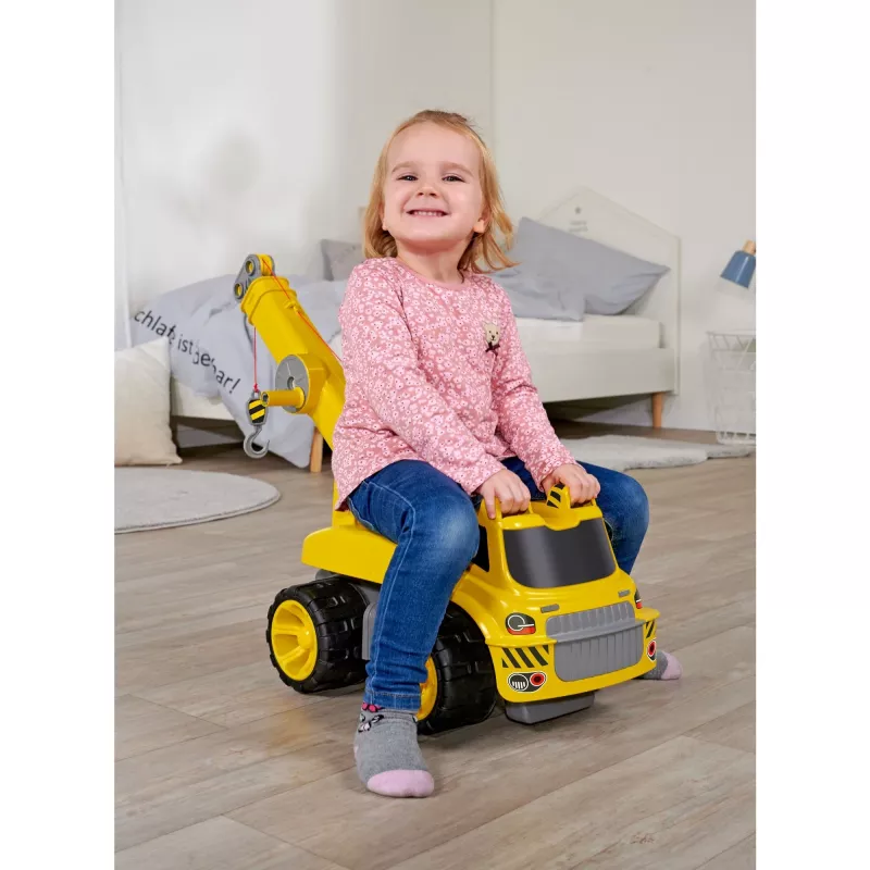Kraanvrachtwagen BIG Power Worker Maxi kraan geel 3 tot 7 jaar