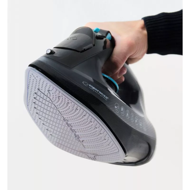 Esperanza EHI010 strijkijzer met keramische zoolplaat grijs, zwart 2600 W