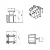 DeLOCK stopcontactbeveiliging 64012 zwart 10 stuks polypropyleen