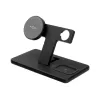 Fixed | MagPowerstation 3-in-1 draadloos oplaadstation met MagSafe-houder | FIXMPOS-BK | zwart