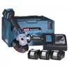 Haakse slijper 18V 3x5.0Ah accu DGA513RT3J MAKITA