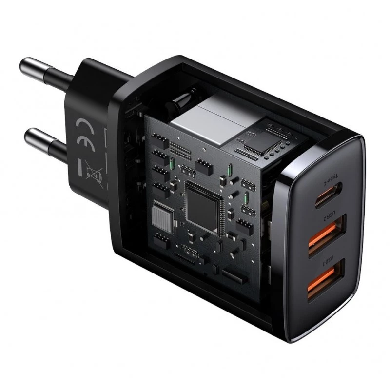 Baseus 30W USB-oplader QC PD3.0 Type-C PD-snellader voor iPhone 17 16 15 14 13 12 Pro Max Xiaomi Samsung