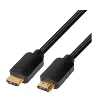 HDMI Premium-kabel v 2.1 2m zwart voor gamers