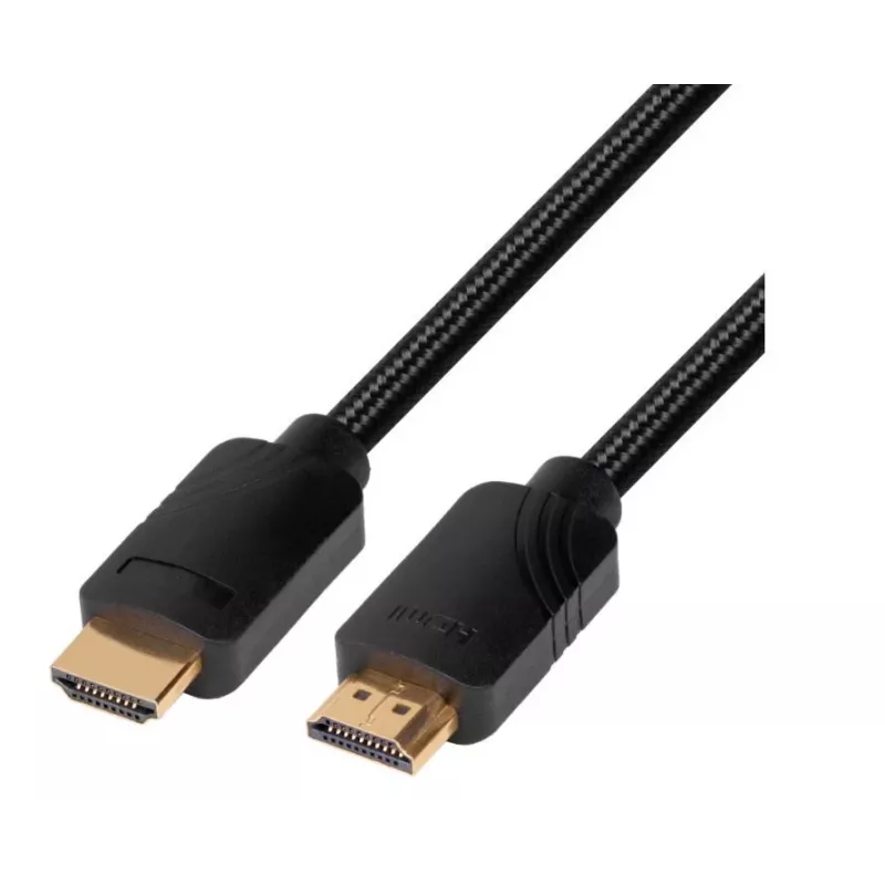 HDMI Premium-kabel v 2.1 2m zwart voor gamers