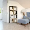 Topeshop MALAX 2X4 ANT/ART boekenkast voor de woonkamer