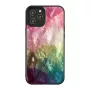 iKins hoesje voor Apple iPhone 12 Pro Max — waterbloemdesign, zwart