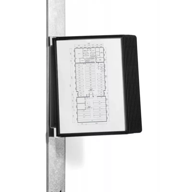 Documenten-display-carrousel wand staand A4 Durable VARIO
