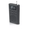 Draagbare radio Muse M-03 R met FM-PLL-afstemming, lcd-display, externe antenne, zwart