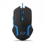 Esperanza MX205 FIGHTER - muis - USB - blauw - muis - optisch - 6 knoppen - zwart