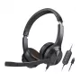 Creative 51EF0980AA000 Chat USB on-ear headset bedraad stereo zwart