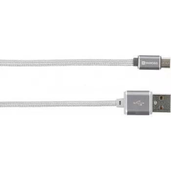 Skross 2.700240 1m USB A micro-USB A wit USB-kabel (72665)