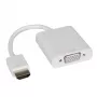 HDMI-VGA-adapterkabel, HDMI ST - VGA BU 0,15 m, 0,15 m, VGA D-Sub, HDMI type A standaard