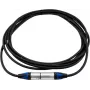 PSSO XLR-kabel 3-polig, 5 m, zwart, Neutrik-compatibele stekkers