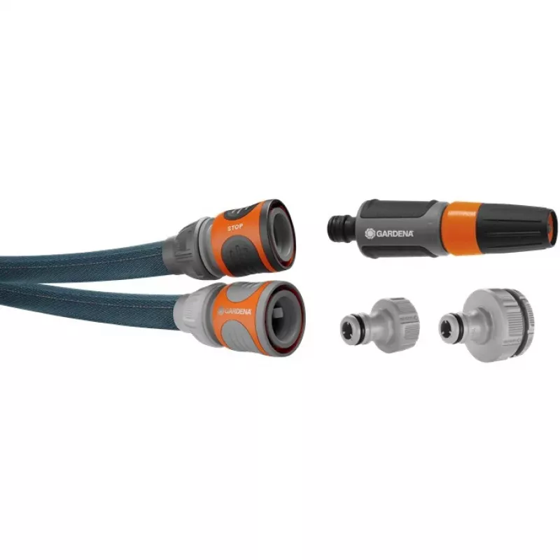 Tuinslang Gardena Liano 30 m PVC bovengronds zwart grijs