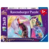 Puzzel Ravensburger Unicorn Academy – 3 x 49 stukjes, set voor kinderen