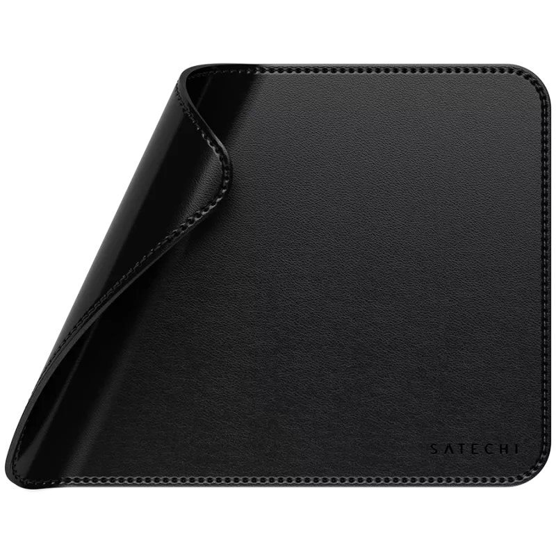 Satechi premium muismat – veganistisch leren muismat (zwart)
