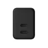 Crong wandlader Ultra Compact GaN 35W PD 3.0 2x USB-C (zwart)