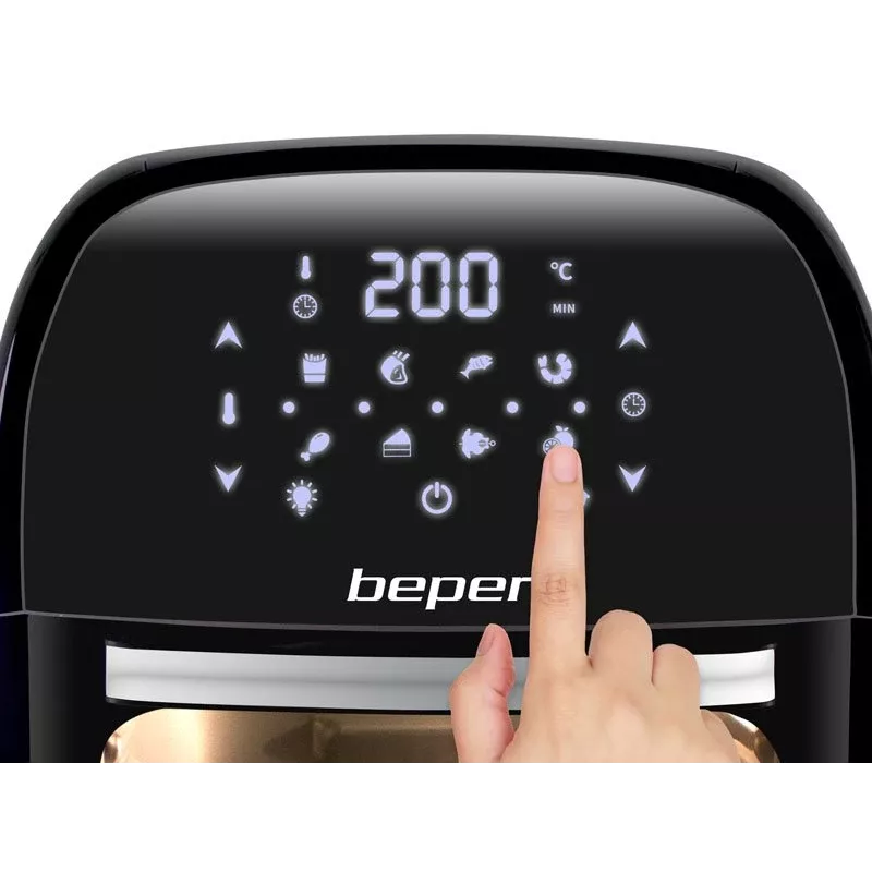 Heteluchtfriteuse Beper P101FRI012 12 L 1800 W zwart