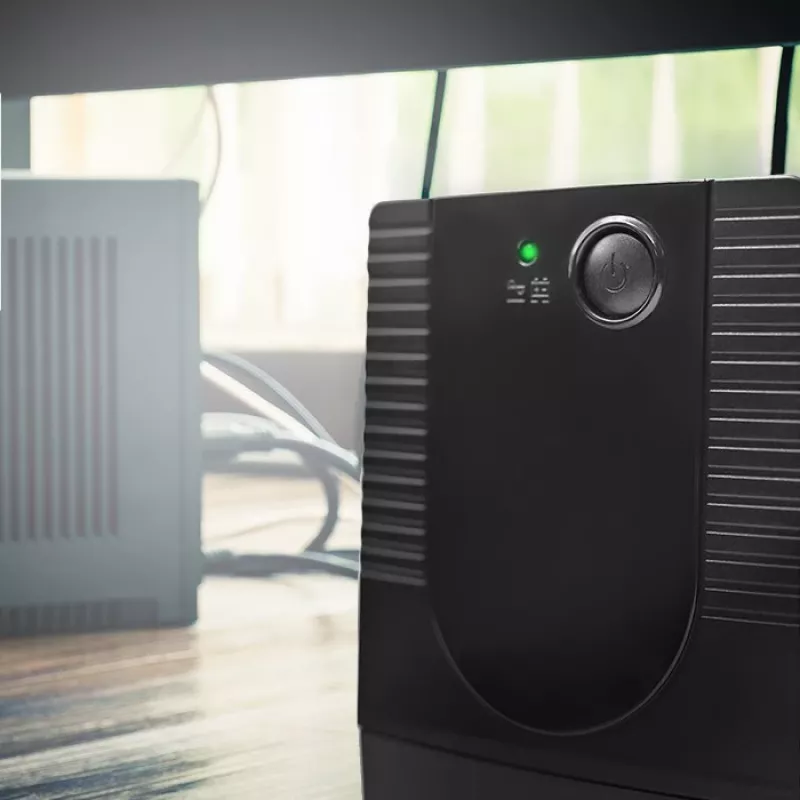 Qoltec 53774 UPS (noodstroomvoorziening) Line-Interactive 1 kVA 600 W 1 AC-uitgang