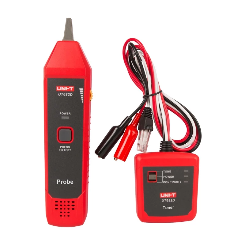 Kabeldetector Unit UT-682D met LCD-display en akoestisch alarm
