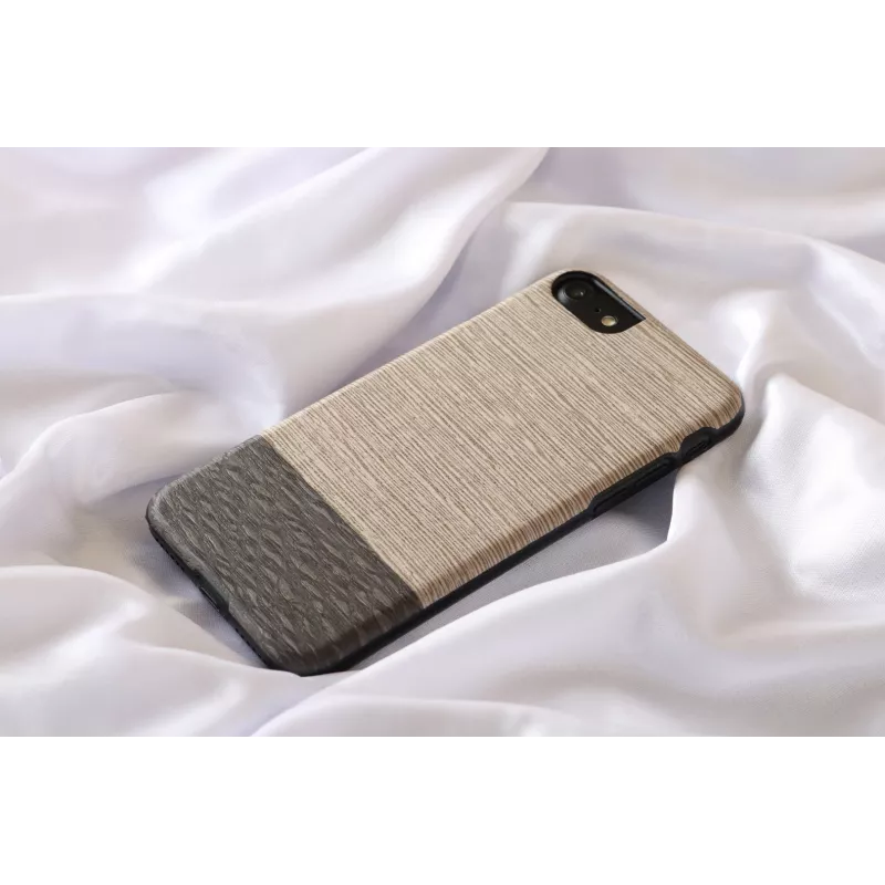 Man&Wood Lattis hoesje voor iPhone 7/8, zwart