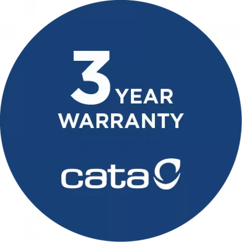 Inbouw afzuigkap CATA TFH 6830 GWH 600 m³/h wit touchbediening
