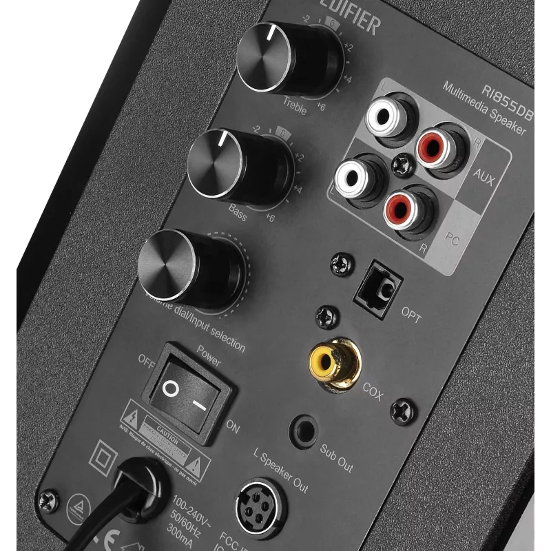 Edifier Studio R1855DB Bluetooth boekenplankluidsprekers - zwart