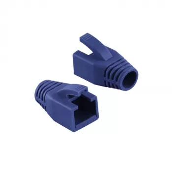 Logilink | RJ45-stekker trekontlasting, 8,0 mm (50 stuks) | MP0035B | blauw