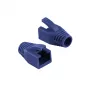 Logilink | RJ45-stekker trekontlasting, 8,0 mm (50 stuks) | MP0035B | blauw