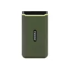 Transcend ESD380C TS2TESD380C draagbare SSD 2 TB, USB 3.2 Gen 2x2, USB-C, 2000 MB/s, militair groen