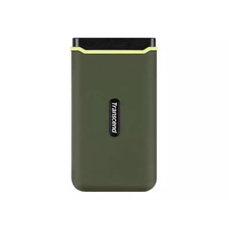 Transcend ESD380C TS2TESD380C draagbare SSD 2 TB, USB 3.2 Gen 2x2, USB-C, 2000 MB/s, militair groen