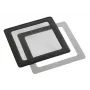 DEMCiflex DF0002 stoffilter 80 mm, vierkant, zwart/zwart