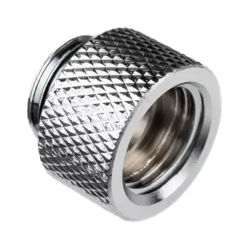 Fitting Alphacool 17218 messing chroom 9,75 mm diepte 1,8 cm diameter