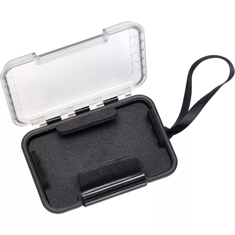 B&W Type 200 zwart/transparant telefoonhoesje met schuimvulling