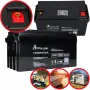 Verzegelde lood-zuur batterij Extralink Accumulator AGM 12V 65Ah, VRLA, zwart, 1 stuk