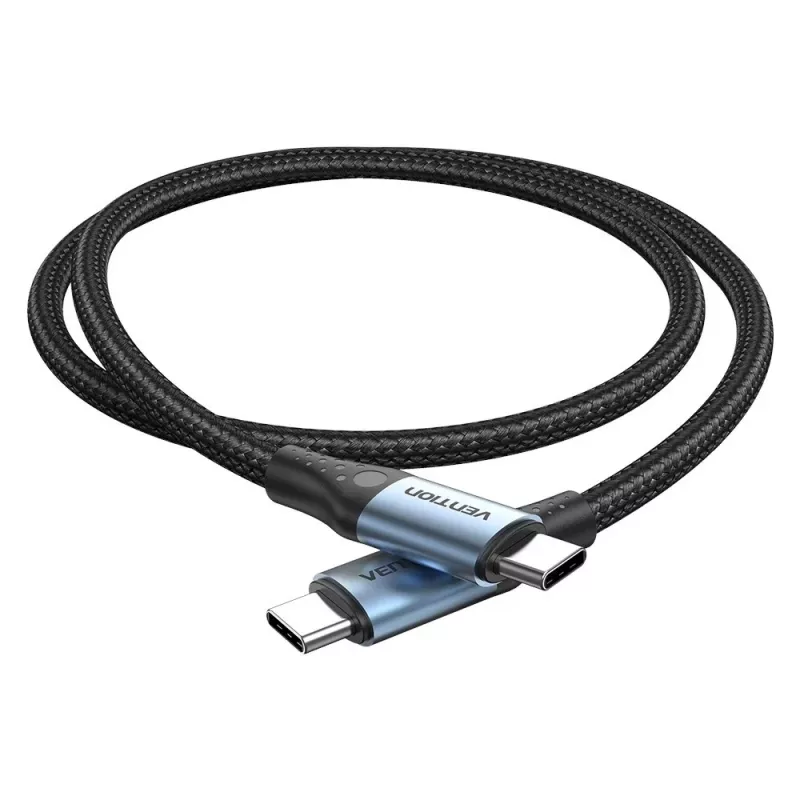 Vention USB 2.0 5A 240W 1,5m zwart USB-C-naar-C-kabel