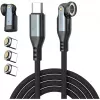 USB-C-kabel 4smarts GravityCord 240W 1,8 m – USB-C-naar-USB-C krachtig opladen en data