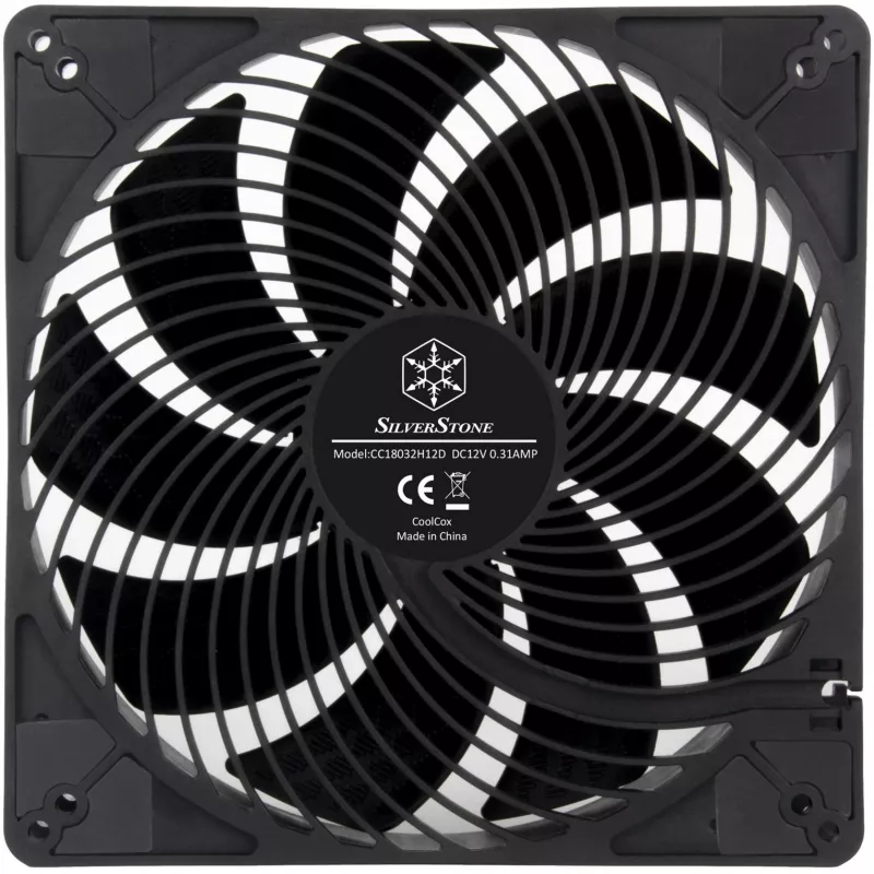 SilverStone SST-AP184i-PRO 180mm behuizingsventilator zwart