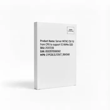 Serverkabel MITAC 1U CPU ter ondersteuning van 12 NVMe SSD's (Kit CYPCBLSL112KIT_99A5A8)