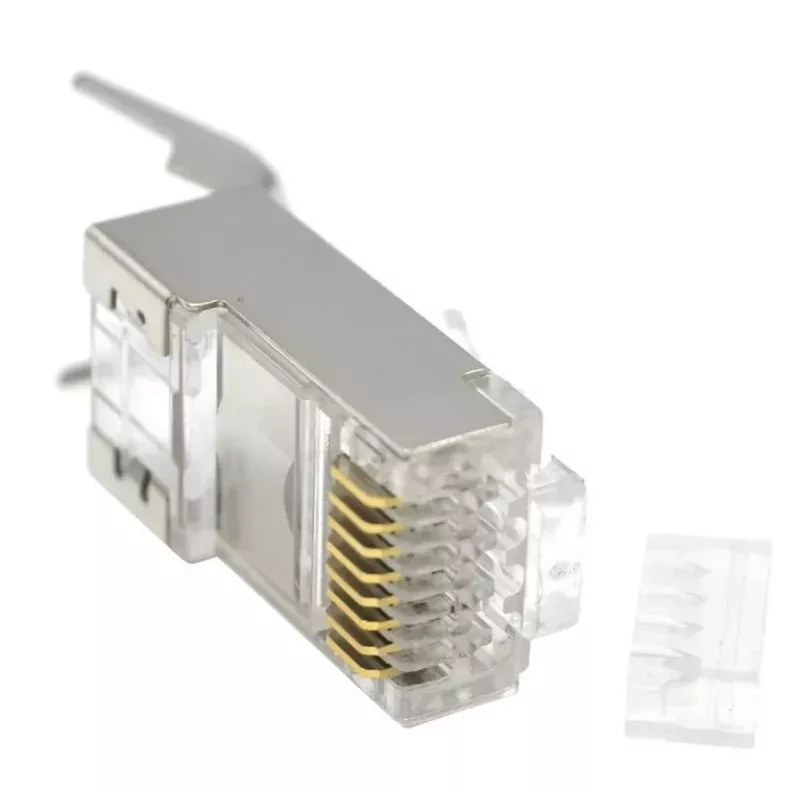 RJ45-stekker GEMBIRD CAT7 8P8C verguld 15µ FTP/SFTP, 100-pack