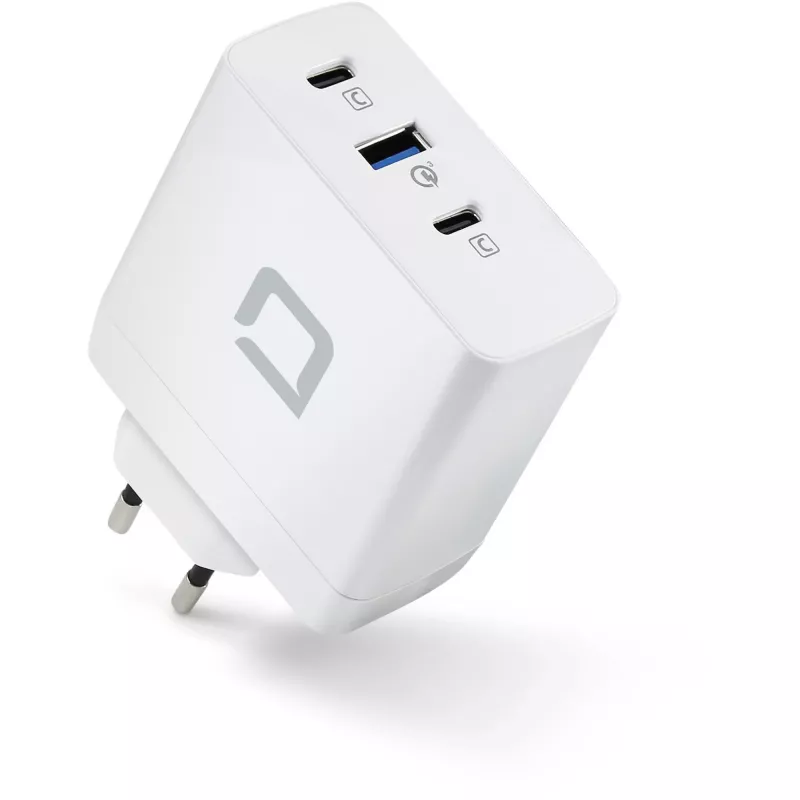 DICOTA D31983 oplader voor mobiele apparaten en laptops, wit, AC-snelladen, inductief