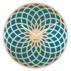 NeXtime klok 3149tq Sun Large, Ø50 cm, wand, turquoise